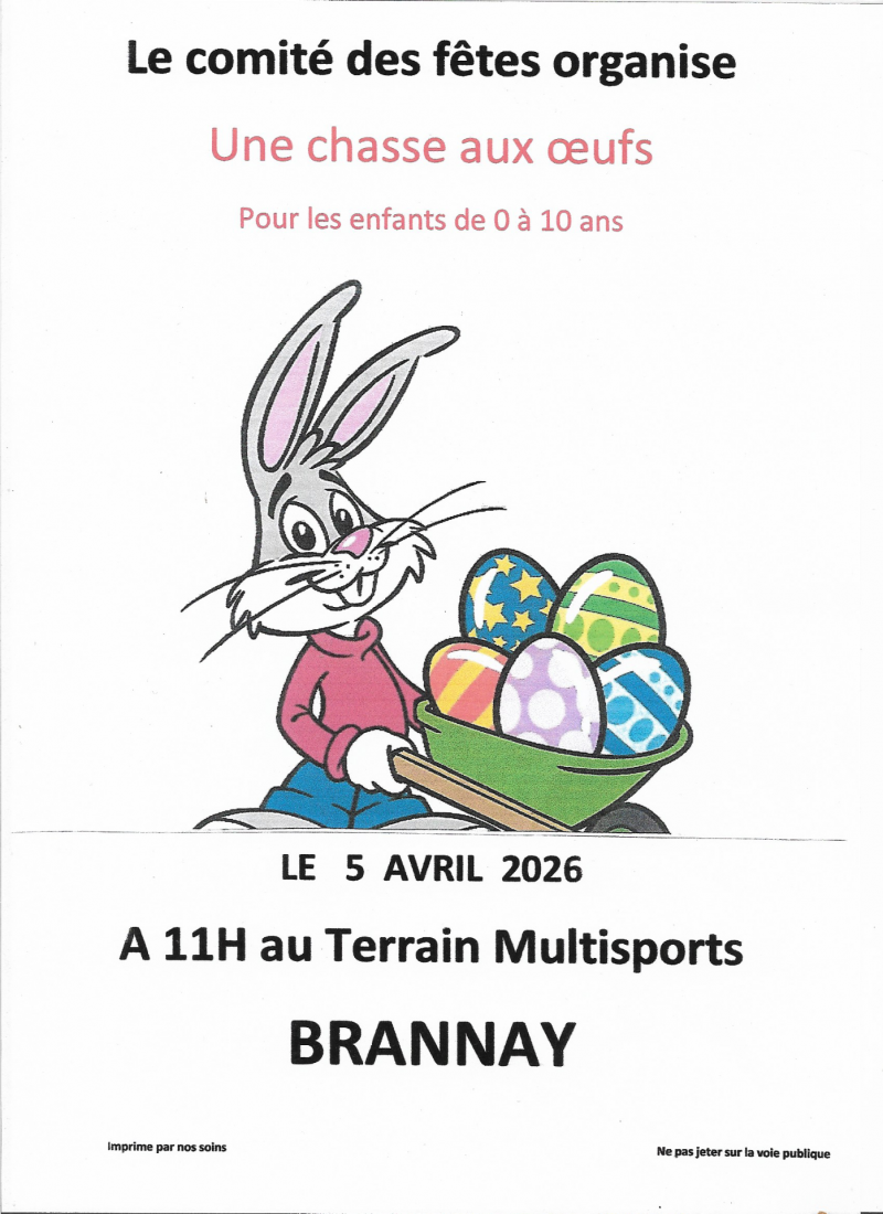 CHASSE AUX OEUFS DE PÂQUES