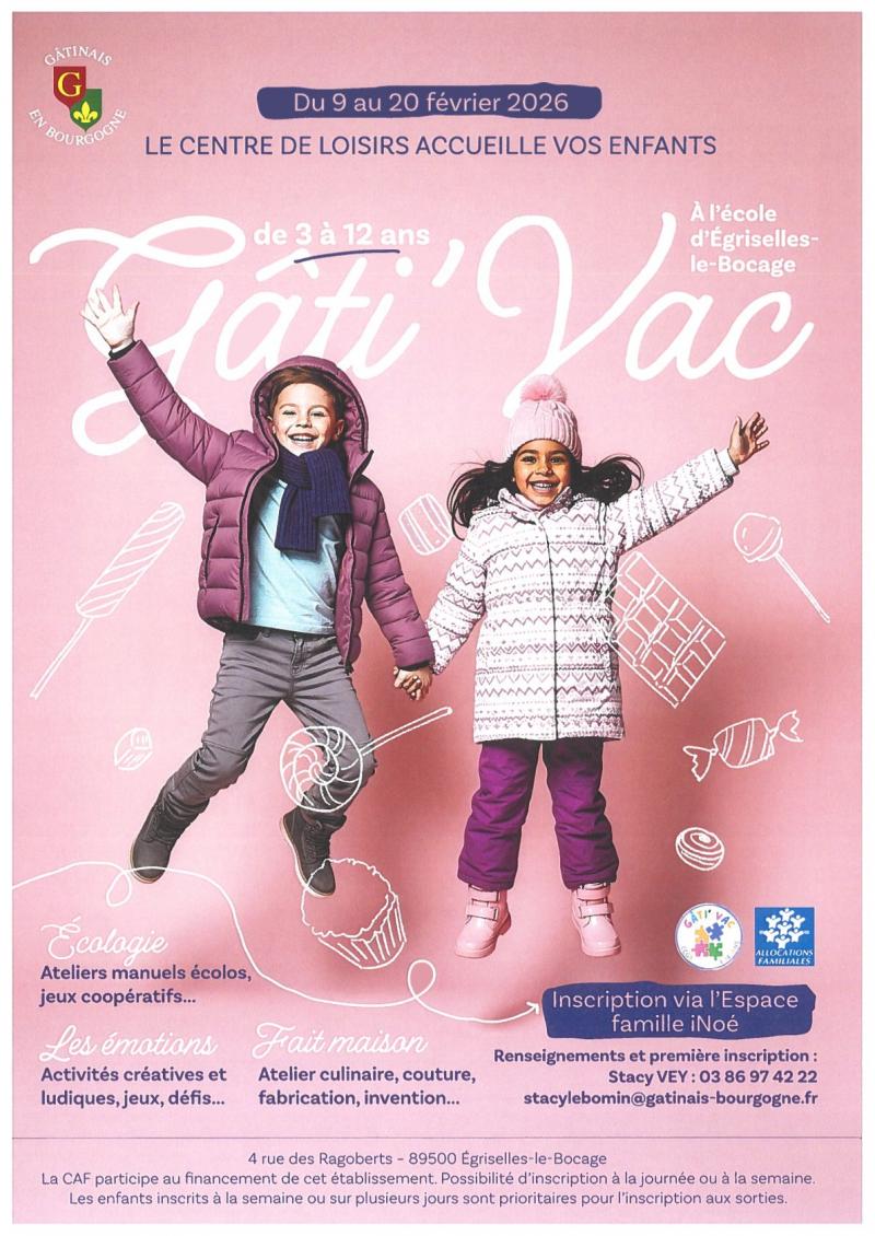 INSCRIPTIONS  À PARTIR DU 19 JANVIER